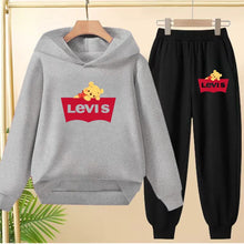 Load image into Gallery viewer, Kids Hooded Sportswear Set
