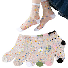 Load image into Gallery viewer, Sheer Lace Summer Spot Socks
