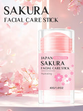 Load image into Gallery viewer, Sakura Facial Care Stick Hydrating Facial Care Moisturizing Cream Deep Hydration Suitable for Dry Aging Face Cream Skin Repair
