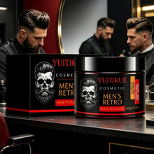 Load image into Gallery viewer, 120g Men Retro Hair Pomade Strong Hold High Shine Non Greasy Long Lasting Styling Wax For Slick Back Gentleman Hairstyle
