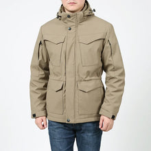 Load image into Gallery viewer, Waterproof Hooded Tactical Field Jacket
