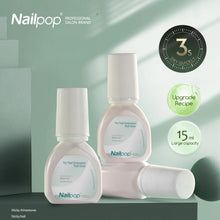 Load image into Gallery viewer, Nailpop 15ml Brush On Nail Glue Easy Application Long-Lasting Super Strong Nail Bond for Acrylic Nails Nail Tips Press On Nails
