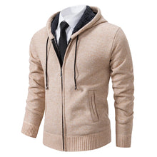 Load image into Gallery viewer, Stand Collar Fleece Zip Cardigan

