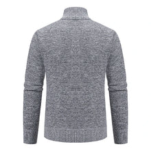 Load image into Gallery viewer, Stand Collar Fleece Zip Cardigan
