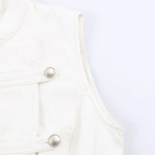 Load image into Gallery viewer, Women's Tops 2026 Summer New Fashion Retro Denim Blouse Women's Chic Summer Travel Joker Youth Blouse Vest
