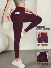 Load image into Gallery viewer, Women's Super Soft Leggings with Pockets, High Waisted Tummy Control for Yoga Workout and Casual Lounge Wear Comfort
