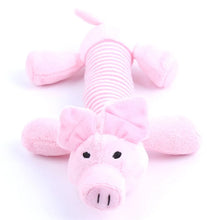 Load image into Gallery viewer, Funny Simulated Animal No Stuffing Dog Toy with Squeakers Durable Stuffingless Plush Squeaky Dog Chew Toy Crinkle Pet Squeak Toy

