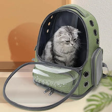 Load image into Gallery viewer, Pet Cat Carrier Bag Outdoor Travel Backpack for Cats Small Dogs Breathable Cat Carrying Bag Pet Supplies Transparent
