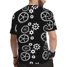 Load image into Gallery viewer, Gym T Shirt For Men Steampunk Design T-Shirts Fashion Wonderful Clockwork Vintage Summer Tees O Neck Streetwear Design Tops

