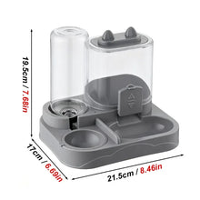 Load image into Gallery viewer, 1 PC 2-in-1 Automatic Feeder with Controllable Food Amount for Small Animal Pets Rabbits Cats Dogs Feeder Bowl with Drink Bottle
