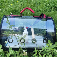 Load image into Gallery viewer, Lightweight Bird Carrier Parrot Travel Bag With Perch For Parakeet Cockatiel Travel Rats Bunny Small Animal Portable Pet Backpac
