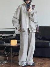 Load image into Gallery viewer, 2026 Women Summer Long Pants High Waist Wide Leg 80% Cotton Plaid Pants Fashion Clothes Vintage Pants Female Trousers
