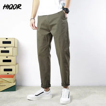 Load image into Gallery viewer, Korean Casual Elastic Cargo Pants
