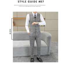 Load image into Gallery viewer, Three Piece Wedding Business Suit
