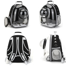 Load image into Gallery viewer, Pet Cat Carrying Bag Space Pet Backpacks Breathable Portable Transparent Backpack Puppy Dog Transport Carrier Space Capsule Bags
