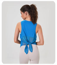Load image into Gallery viewer, Sport Bra Short Sleeve Vest Aerobic Sleeveless Gym Tops Push-up Bras Yoga Clothing Pilates Workout Cropped Sportswear T-shirt
