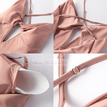 Load image into Gallery viewer, Female Nightdress Sexy Backless Spaghetti Strap Nightgown Sleepwear Spring Summer Nightwear Loose Silk Satin Home Dress Lingerie
