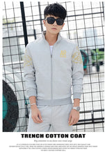 Load image into Gallery viewer, Plus Size 5XL 6XL Men's Tracksuit Autumn Clothes Sportswear Two Piece Set Men Jacket Sweatpants Male Sweatsuit Sports Suits Sets
