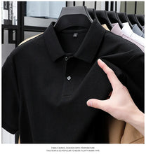 Load image into Gallery viewer, Men's 100% Cotton Polo Shirt - Summer Casual Breathable Tee,19 Colors,Ideal for Golf and Sports,Business Casual,Silk-Like Finish
