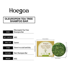 Load image into Gallery viewer, Herbal Dandruff Removal Shampoo Bar Mild Tea Tree Oil Essence Oil Control Scalp Cleansing Hair Care Soap Hair Damaged Repairing
