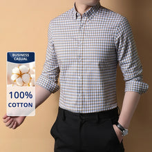 Load image into Gallery viewer, Premium Cotton Checkered Slim Shirt

