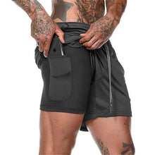 Load image into Gallery viewer, Camo Running Shorts Men Gym Sports Shorts 2 In 1 Quick Dry Workout Training Gym Fitness Jogging Short Pants Summer Men Shorts
