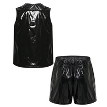 Load image into Gallery viewer, Mens Special Needs Waterproof Sweat Tracksuit Tank Tops And Sides Buttons Boxer Shorts Two Pieces Outfit Adaptive Clothing
