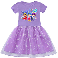 Load image into Gallery viewer, Rainbow Princess Cute Girls Dress
