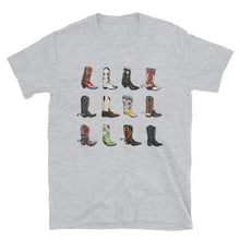 Load image into Gallery viewer, Boot Western T-Shirt Women T Shirt Summer Loose Vintage Boho Texas T Shirt Cowgirl Cowboy Cute Graphic Tees Hippie Tshirts Retro
