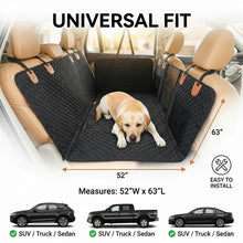 Load image into Gallery viewer, Convertible Car Bed for Dogs， Extended Waterproof Seat Cover with Anti-Slip Backing， Comfortable Pet Mat for SUV Truck Travel
