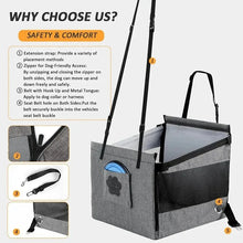 Load image into Gallery viewer, Portable Car Pet Seat Stable Dog Carrier with Safety Mesh Protector Waterproof Design for Puppy Travel Outdoor Use
