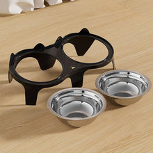 Load image into Gallery viewer, 1PC Stainless Steel Cat Food &amp; Water Bowl with Anti-Tip Design Large Capacity Easy-Eat Design for Pet Dog Cat  Feeding Food Bowl

