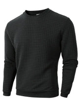 Load image into Gallery viewer, Modern Jacquard Crewneck Knit Pullover
