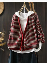 Load image into Gallery viewer, Loose Knit Winter Cardigan Sweater
