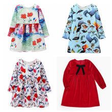 Load image into Gallery viewer, Printed Flower Casual Girls Dress
