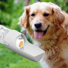 Load image into Gallery viewer, Portable Travel Pets Dog Water Bottle with Storage Food and Water Container Dog Cat Outdoor Pet Water Cup Bottle for Puppy
