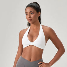 Load image into Gallery viewer, Sports Yoga Bra for Women Halter Neck with Stylish Back Design Sexy Gym Bra for Running Fitness Sports Bras
