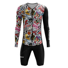 Load image into Gallery viewer, Righttrack Sport Men's Cycling Skinsuit Performance Long Sleeve Quick Dry Uv Protection Speedsuit Trisuit Road Bike Mtb Clothing
