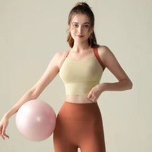 Load image into Gallery viewer, Women's One-Cup Sports Bra Shockproof Anti-Sagging for Running High-Intensity Yoga Fitness Wear Beautiful Back Design
