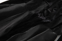 Load image into Gallery viewer, Velvet Ruffle V-Neck Evening Dress
