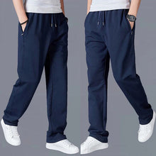 Load image into Gallery viewer, Spring Autumn Joggers Men Jogging Sweatpants Sportswear Knit Tracksuit Sports Pants Trousers Oversize Wide Leg Clothing
