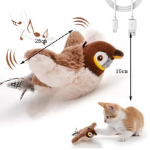 Load image into Gallery viewer, Rechargeable Chirping Bird Cat Toy
