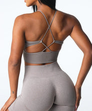 Load image into Gallery viewer, Embrace Seamless Sports Bra Women Backless Gym Bra Tops Padded Yoga Bras Push Up Running Sports Bras Workout Bralette Sportswear
