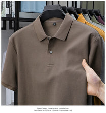 Load image into Gallery viewer, Men's 100% Cotton Polo Shirt - Summer Casual Breathable Tee,19 Colors,Ideal for Golf and Sports,Business Casual,Silk-Like Finish
