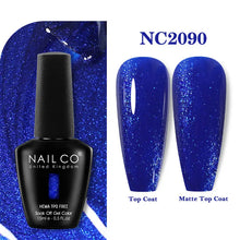 Load image into Gallery viewer, NAILCO 333 Colors Gel Nail Polish Semi Permanent Varnishes Nails Art Design Hybrid Soak Off Top Base Coat UV Gel Manicure 15ml
