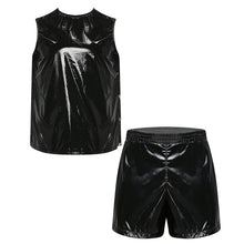 Load image into Gallery viewer, Mens Special Needs Waterproof Sweat Tracksuit Tank Tops And Sides Buttons Boxer Shorts Two Pieces Outfit Adaptive Clothing
