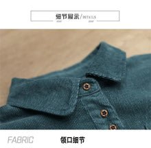 Load image into Gallery viewer, Casual White Corduroy Button Jacket
