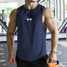 Load image into Gallery viewer, Summer Men's Tank Top Fitness Training Clothing Quick-drying Loose Bodybuilding Sleeveless Shirt Men Fashion Basketball Vest
