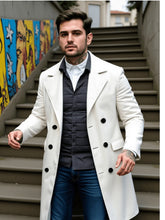 Load image into Gallery viewer, Refined Double Breasted Wool Coat
