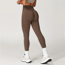 Load image into Gallery viewer, Solid Color Women Yoga Pants High Waist Stretch Gym Leggings Fitness Running Trousers
